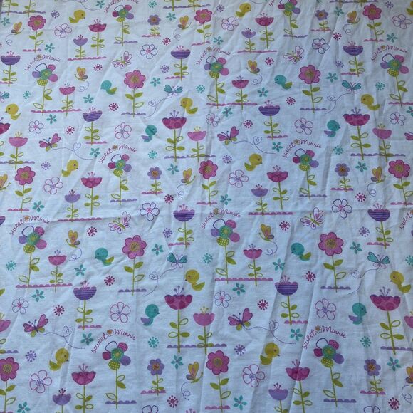 Disney SWEET AS MINNIE MOUSE Baby Toddler Comforter Blanket Sheet Pillowcase Set - Picture 9 of 12